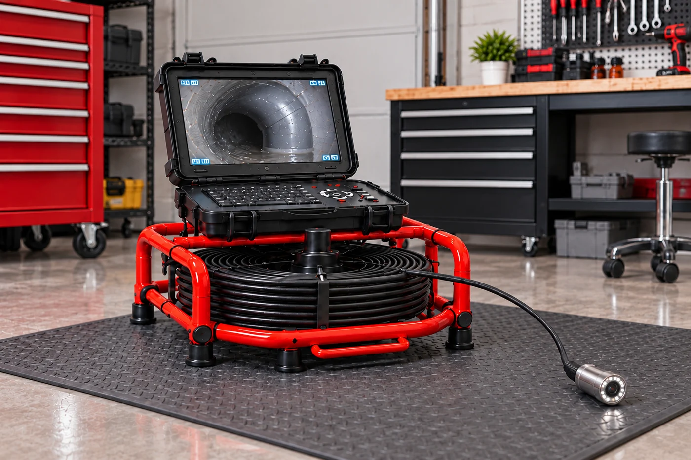 Drain inspection camera equipment
